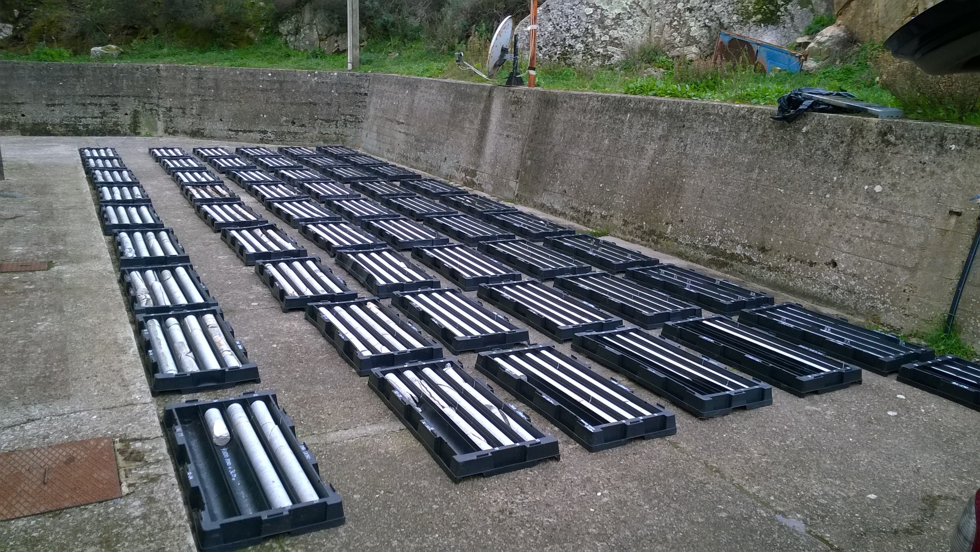 Indagini geotecniche in sponda destra della Diga di Monte Lerno